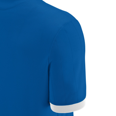 Футболка спортивная MACRON HALLEY SHIRT ROYAL BLUE/WHITE