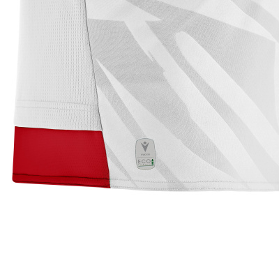 Футболка спортивная MACRON THEMIS ECO SHIRT WHITE/RED