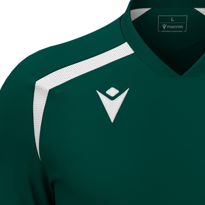 Футболка спортивная MACRON WYRM SHIRT BOTTLE GREEN/WHITE