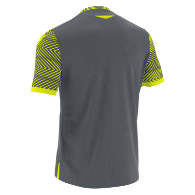 Футболка спортивная MACRON TUREIS ECO SHIRT ANTHRACITE/NEON YELLOW