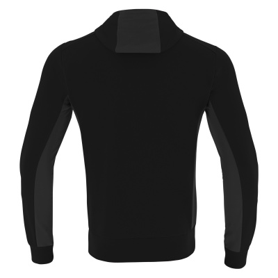 Толстовка спортивная MACRON ELECTRO HOODY POLYDIAGONAL BLACK