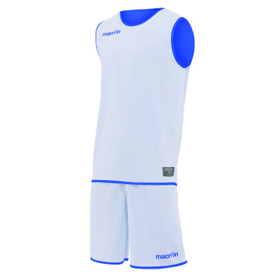Комплект баскетбольный MACRON X400 SET REVERSIBLE ROYAL BLUE/WHITE