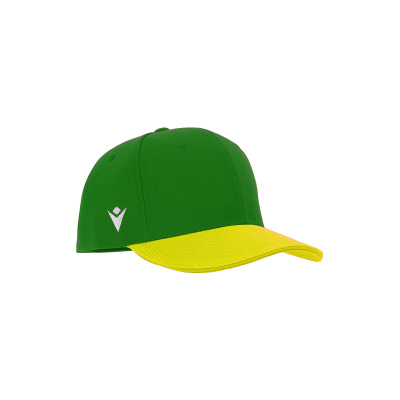 Бейсболка спортивная MACRON PEPPER BASEBALL CAP SR FOREST GREEN/YELLOW