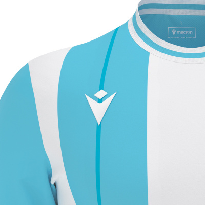 Футболка спортивная MACRON PROPUS ECO SHIRT COLUMBIA/WHITE