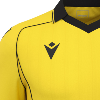 Футболка спортивная MACRON WARDEN ECO SHIRT YELLOW/BLACK