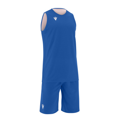 Комплект баскетбольный MACRON X500 SET REVERSIBLE ROYAL BLUE/WHITE