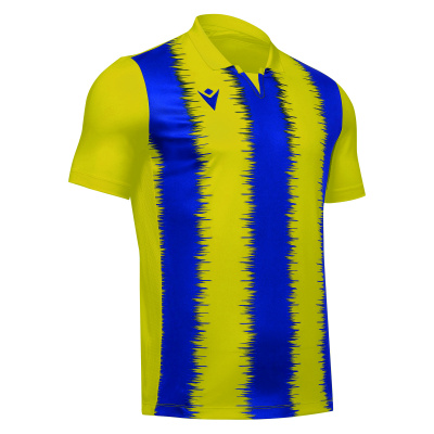 Футболка спортивная MACRON MIRAM SHIRT YELLOW/ROYAL BLUE