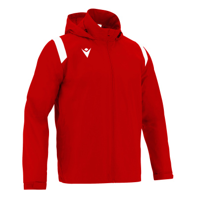 Куртка спортивная MACRON SARANSK MESH LINED WINDBREAKER RED/WHITE