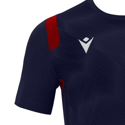 Футболка спортивная MACRON RODDERS SHIRT NAVY/RED