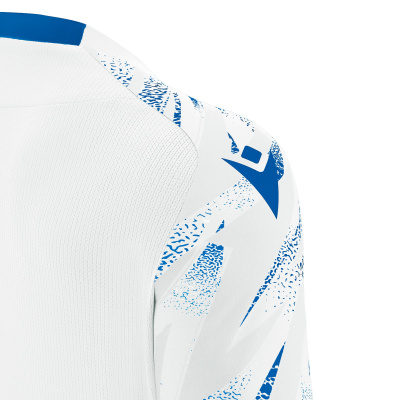 Футболка спортивная MACRON THEMIS ECO SHIRT WHITE/ROYAL BLUE