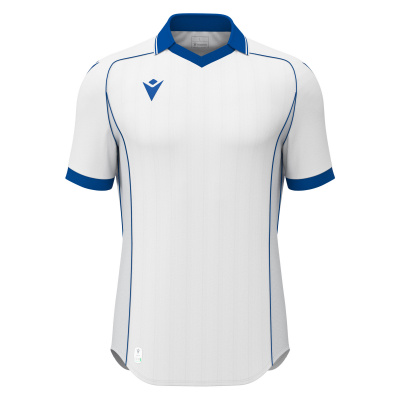 Футболка спортивная MACRON WARDEN ECO SHIRT WHITE/ROYAL BLUE