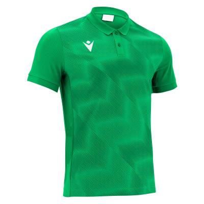 Поло спортивное MACRON THAVIL POLO GREEN/WHITE