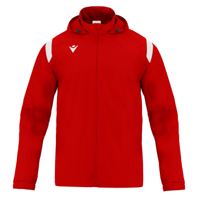 Куртка спортивная MACRON SARANSK MESH LINED WINDBREAKER RED/WHITE
