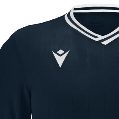 Футболка спортивная MACRON HALLEY SHIRT NAVY/WHITE