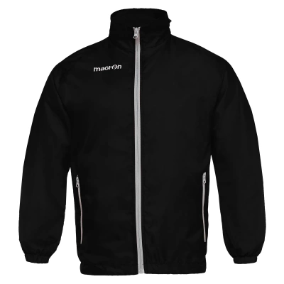 Ветровка спортивная MACRON PRAIA MESH LINED WINDBREAKER BLACK/GREY