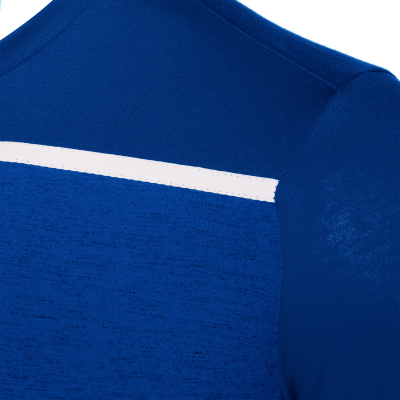 Футболка спортивная х/б MACRON COUNTRY T-SHIRT ROYAL BLUE/WHITE