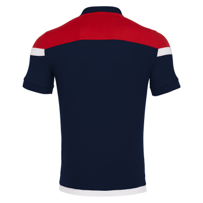 Поло парадное MACRON SHOFAR POLO NAVY/RED