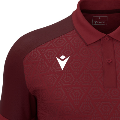 Поло парадное MACRON BALDWIN POLO CARDINAL/DARK CARDINAL