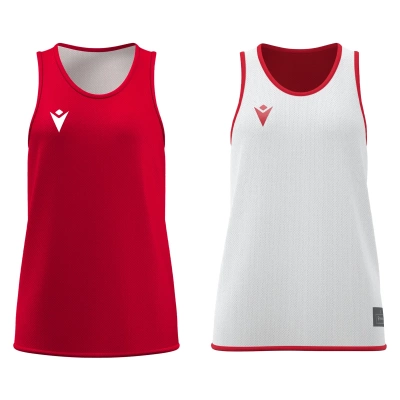 Майка баскетбольная женская MACRON F500 SHIRT RED/WHITE