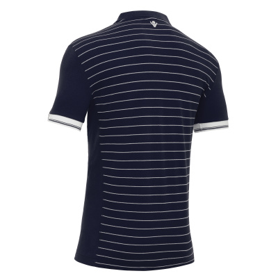Поло парадное MACRON JUNGLE POLO NAVY/WHITE