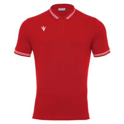Поло парадное MACRON YUKAR POLO RED/WHITE