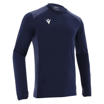 Толстовка спортивная MACRON TOBOL WARM UP ROUNDNECK TOP NAVY