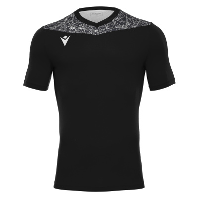 Футболка спортивная MACRON NASH SHIRT BLACK/WHITE