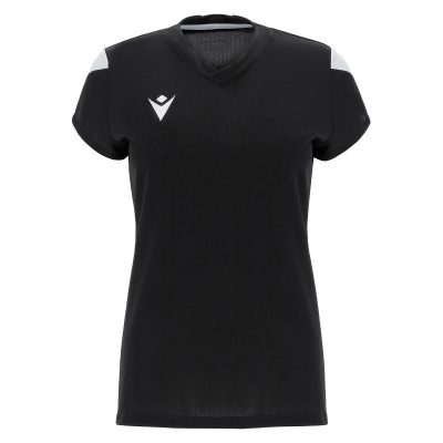 Футболка спортивная женская MACRON OXYGEN SHIRT BLACK/WHITE