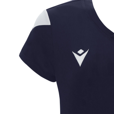 Футболка спортивная женская MACRON OXYGEN SHIRT NAVY/WHITE