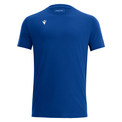 Футболка спортивная х/б MACRON NEVEL T-SHIRT ROYAL BLUE/DARK ROYAL BLUE