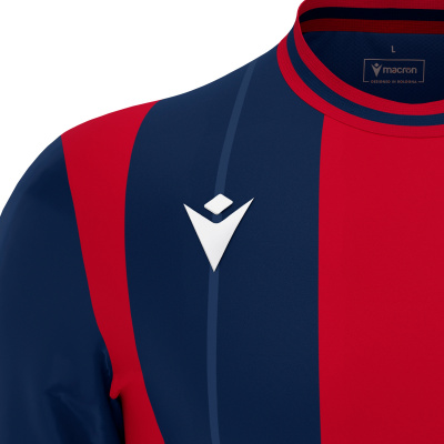 Футболка спортивная MACRON PROPUS ECO SHIRT NAVY/RED