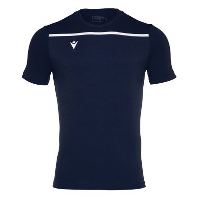 Футболка спортивная х/б MACRON COUNTRY T-SHIRT NAVY/WHITE