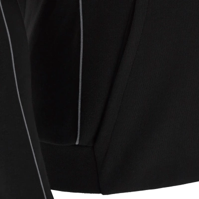 Олимпийка спортивная MACRON THEATER ECO SUSTAINABLE COTTON HOODED SWEATSHIRT BLACK/ANTHRACITE