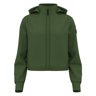 Толстовка женская MACRON BLOOM FULL LENGHT ZIP HOODED SWEATSHIRT MILITARY GREEN/LIGHT MILITARY GREEN