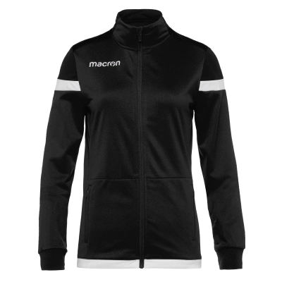 Олимпийка парадная женская MACRON ANUKET FULL ZIP TOP BLACK/WHITE