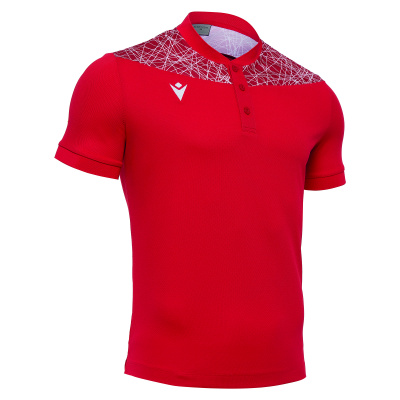 Поло парадное MACRON CHENDA POLO RED/WHITE