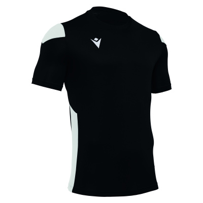 Футболка спортивная MACRON POLIS SHIRT BLACK/WHITE