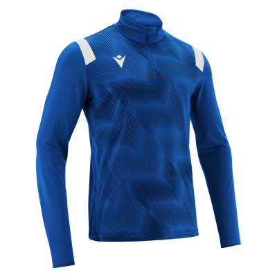 Толстовка тренировочная MACRON PURUS TRAINING 1/4 ZIP TOP ROYAL BLUE/WHITE