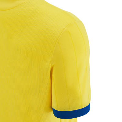 Футболка спортивная MACRON HALLEY SHIRT YELLOW/ROYAL BLUE