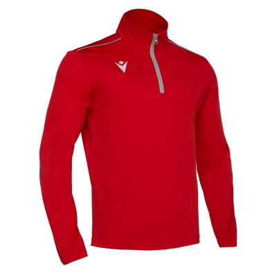 Толстовка тренировочная MACRON HAVEL 1/4 ZIP TOP RED