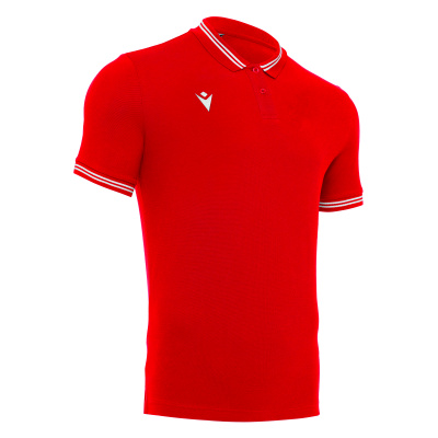 Поло парадное MACRON YUKAR POLO RED/WHITE