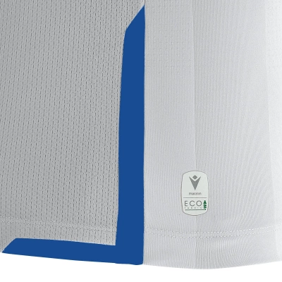 Футболка спортивная MACRON ALIOTH ECO SHIRT WHITE/ROYAL BLUE
