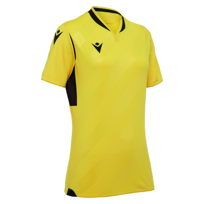 Футболка спортивная женская MACRON ALYA SHIRT YELLOW/BLACK