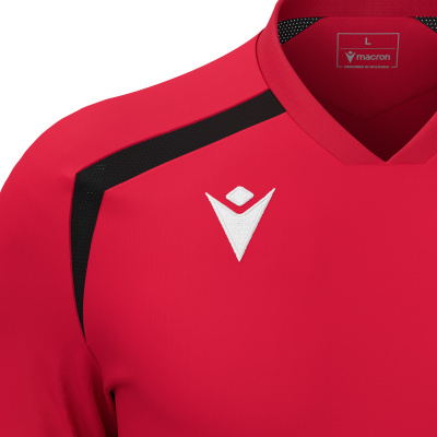 Футболка спортивная MACRON WYRM SHIRT RED/BLACK