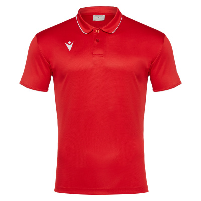 Поло парадное MACRON DRACO HERO POLO RED/WHITE