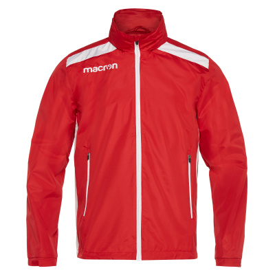 Куртка спортивная MACRON CALGARY MESH LINED WINDBREAKER RED/WHITE