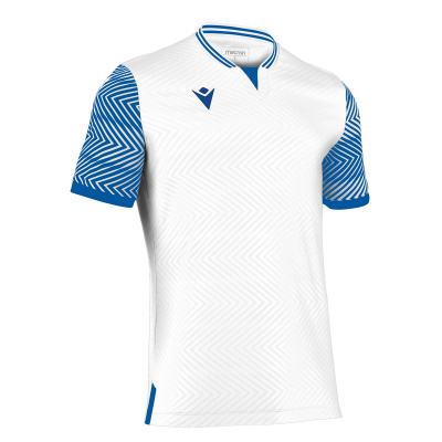 Футболка спортивная MACRON TUREIS ECO SHIRT WHITE/ROYAL BLUE