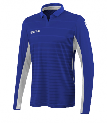 Футболка спортивная MACRON TABIT SHIRT LS ROYAL BLUE/WHITE