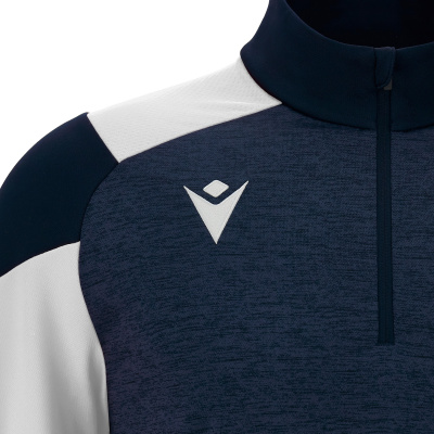 Толстовка тренировочная женская MACRON CHANTICO TRAINING 1/4 ZIP TOP NAVY/WHITE