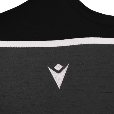 Футболка спортивная х/б MACRON COUNTRY T-SHIRT BLACK/WHITE